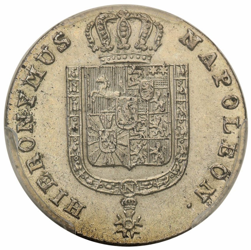 Niemcy, Westfalia. 1/6 talara 1812 PCGS MS62